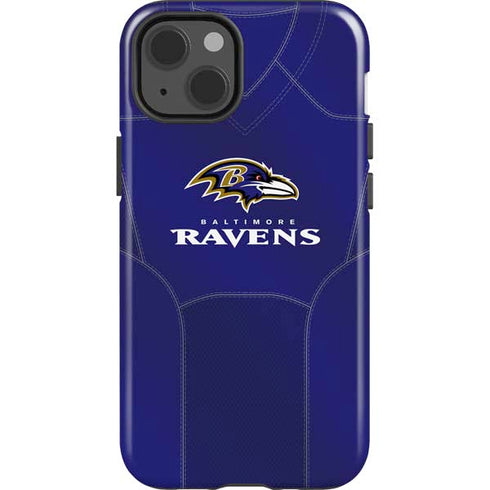 NFL Baltimore Ravens Team Jersey iPhone 15 Impact Case